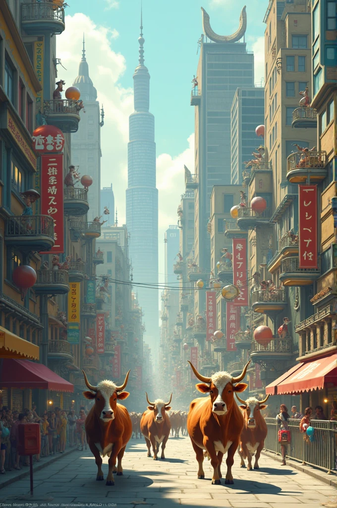 I want a city but of cows instead of people