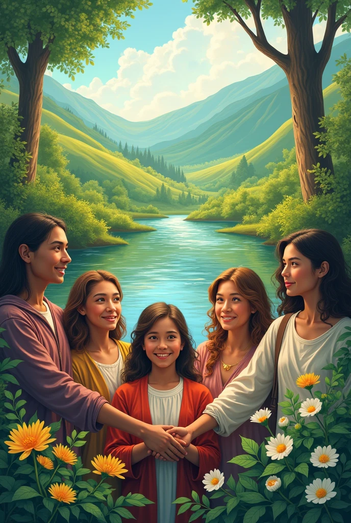 Make a poster about the season of creation 2024