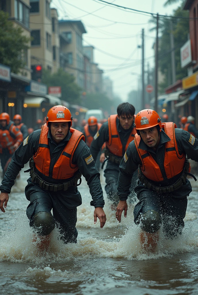 Flood rescue operations are hampered by the need for additional volunteers.