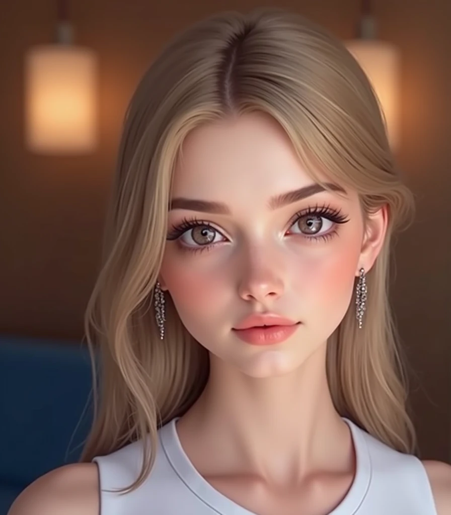 [whole body shot] [shot from behind] proffesional, (4 k image:1.1), (sharp focus:1.3), very detailled, don (tight shirt:1.2), beautifull detailed face, glare eyes, long and light hair, (attractive young woman:1.3), (seducer:1.1), (blushful:1.1), Pear body shape, perfect hands, natural breasts, Broad Hips. --Sexy body --Prominent breasts --Detailing, whole body, a lot of femininity, enticing, dazzling, sultry posing, muse, --Unreal Engine 5. [Unclothed]. 16 mil.