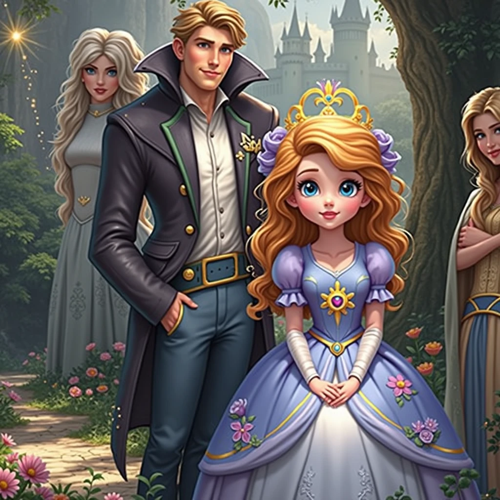 Princess Sofia, amber and james