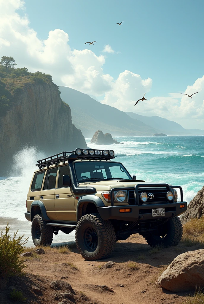 coastline、Toyota Land Cruiser 78 Prado