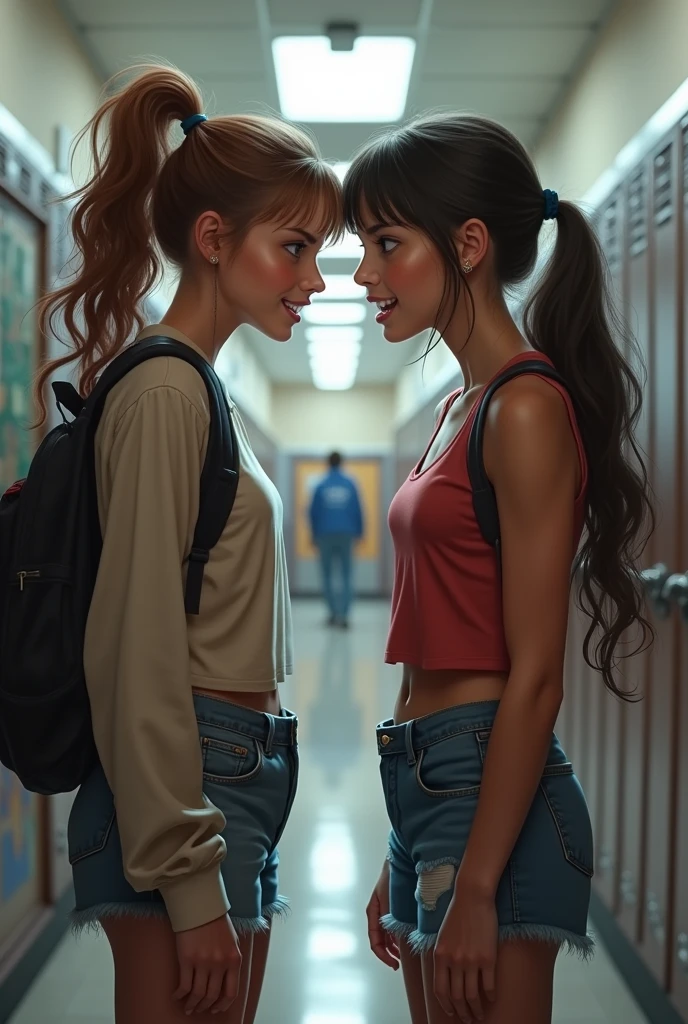 2girls, bullies, school
