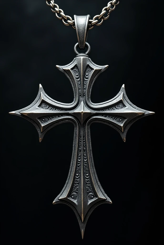 Create an jewellery 
Pendent

With cross and spikes
