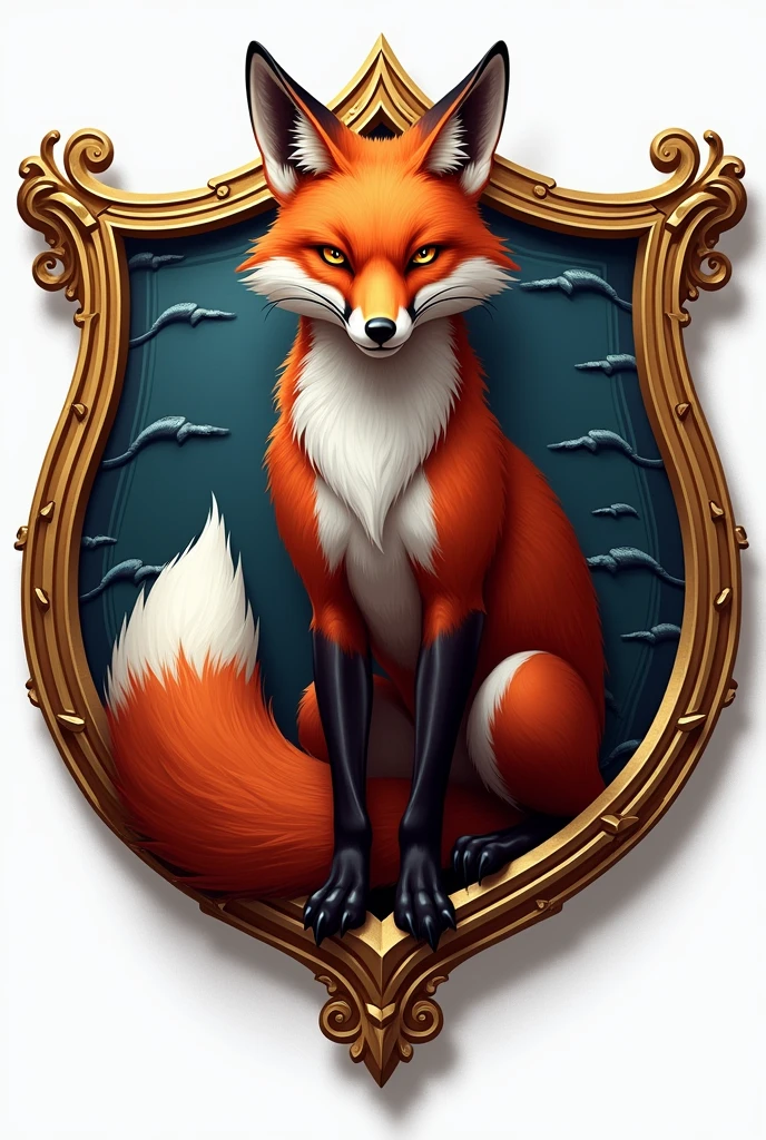 Shield of the cruise with a fox in the middle