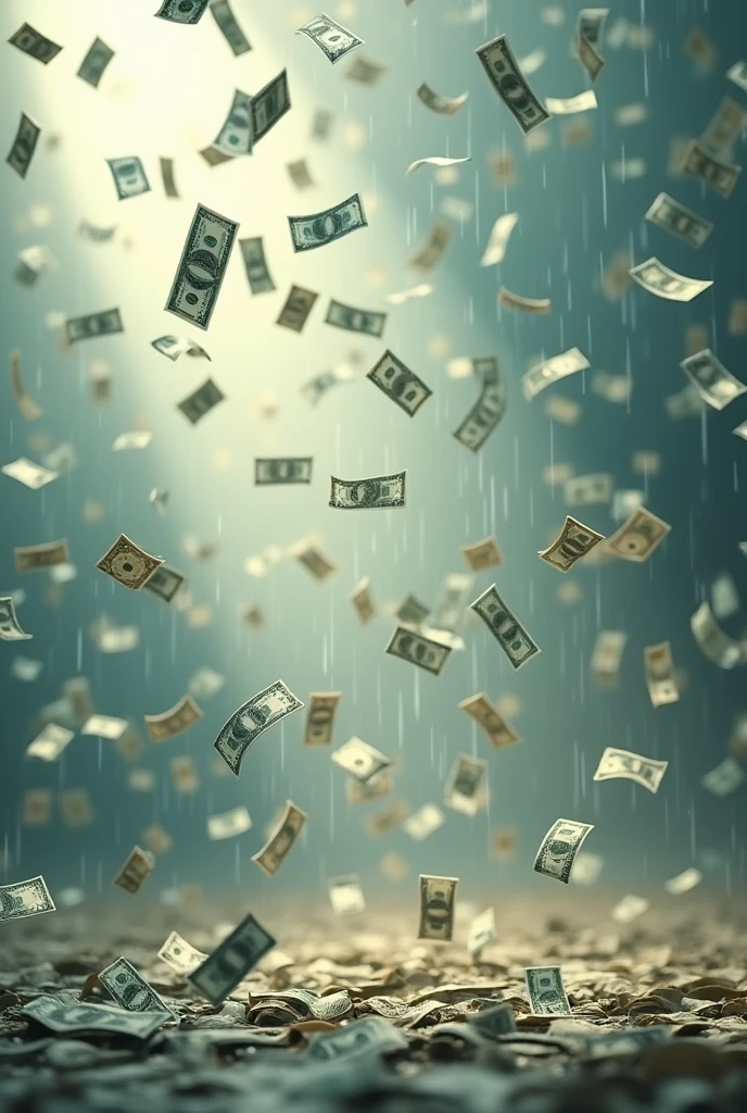 Raining Dollars without people