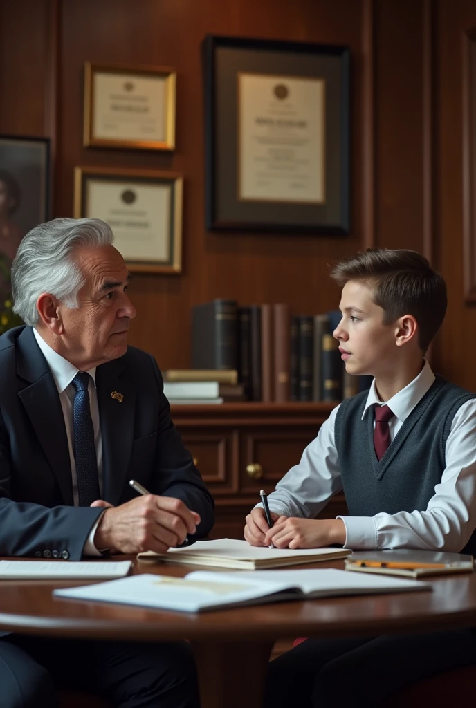 RICH DAD TEACHES HIS SON TO TRY BUSINESS