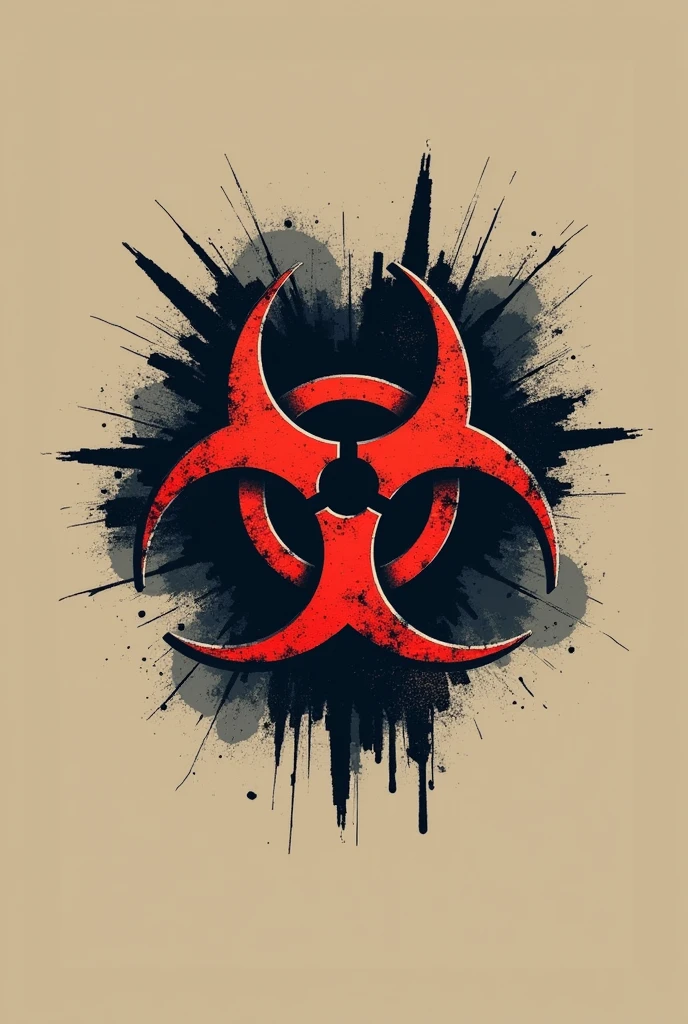 Create a logo for a clothing brand called BIOHazard Clothing in a streetwear style