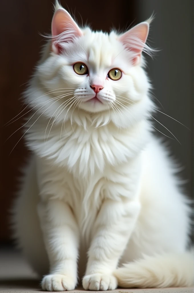 Albino cat 