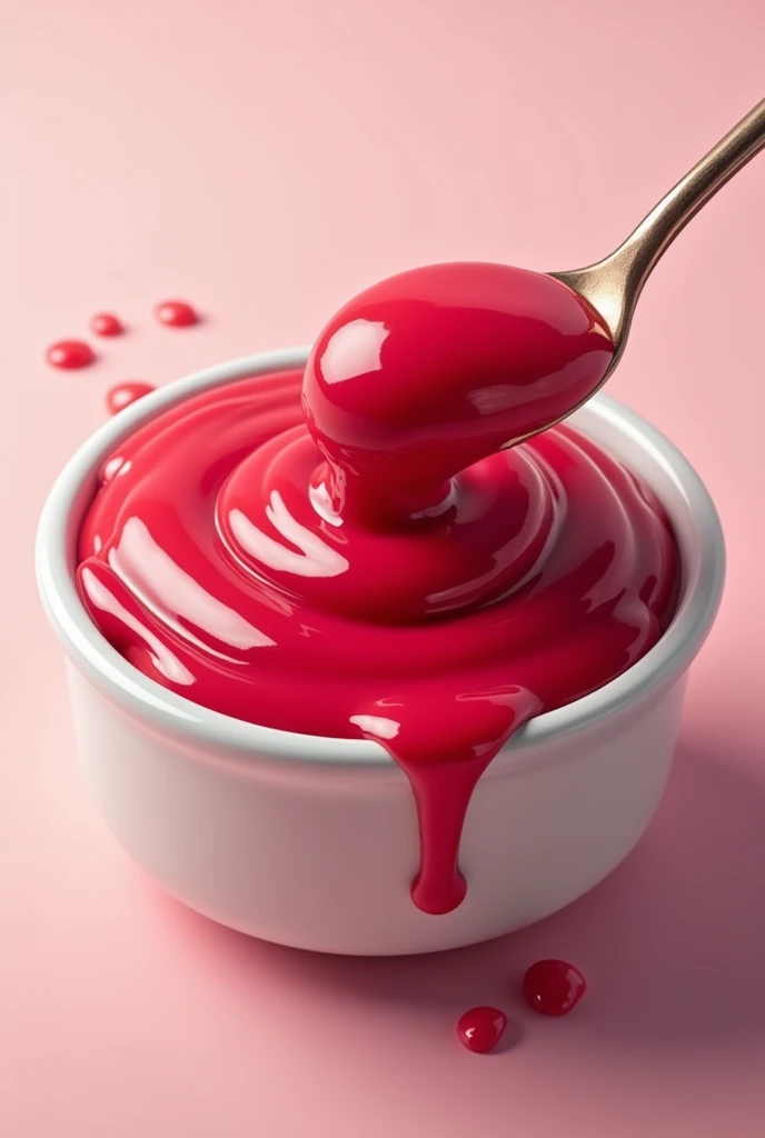 raspberry jelly paste, out of the pot