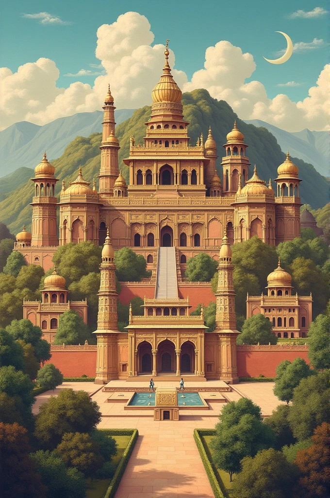 Rana Kumbha’s Victory Commemoration**: An illustration of Kumbha’s historical buildings built to commemorate his victories.