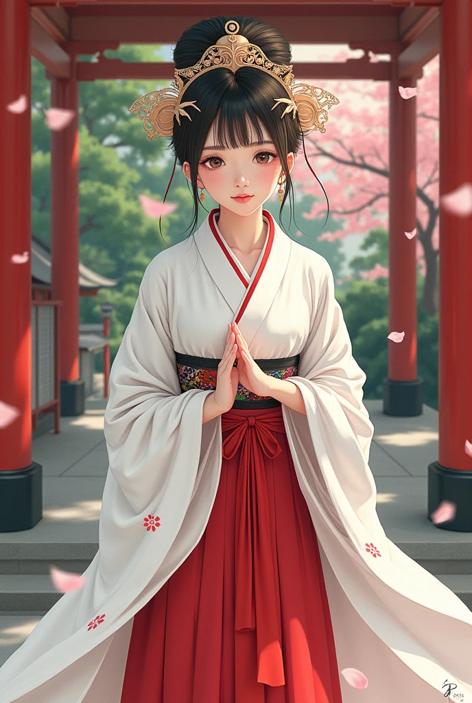 Korean Female Idol Shrine maiden