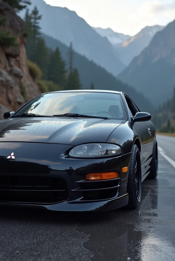 Mitsubishi Eclipse 1997 con rines de audi