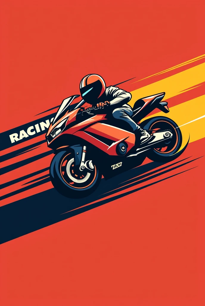 A logo for sales and accessories for Mototaxi with the word racing