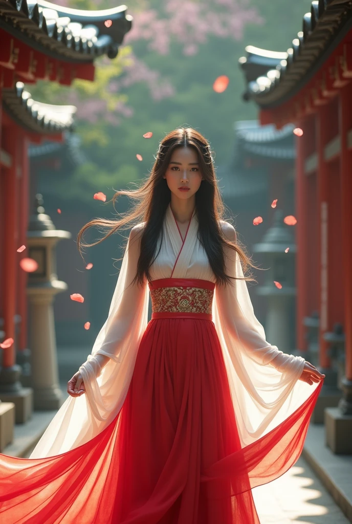 Korean Female Idol　Shrine maiden　live-action