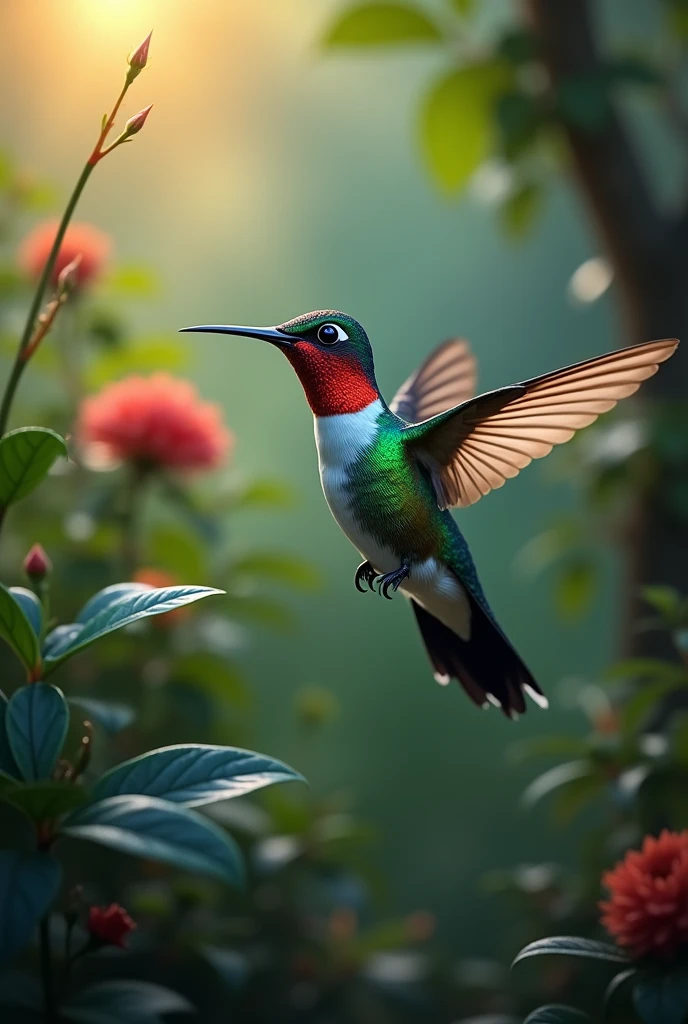 ((work of art, highest quallity, A highest quallity de imagem, high resolution, photorrealistic, CRU photo, 8k)), hummingbird,