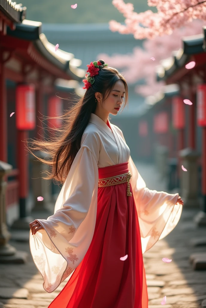 Korean Female Idol　Shrine maiden　live-action