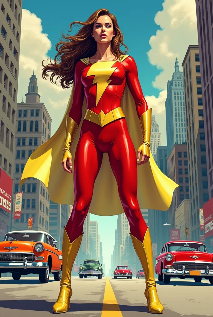 THE ORIGINAL 1960 MARY SHAZAM AKA LADY SHAZAM.