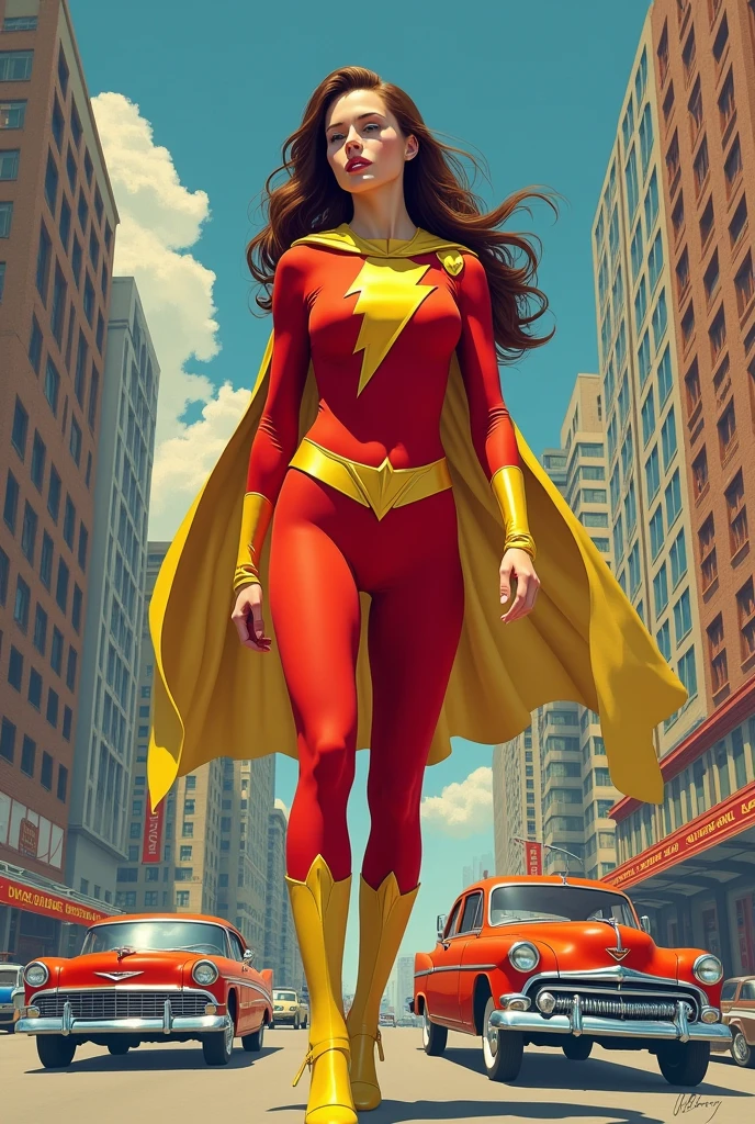THE ORIGINAL 1960 MARY SHAZAM AKA LADY SHAZAM.