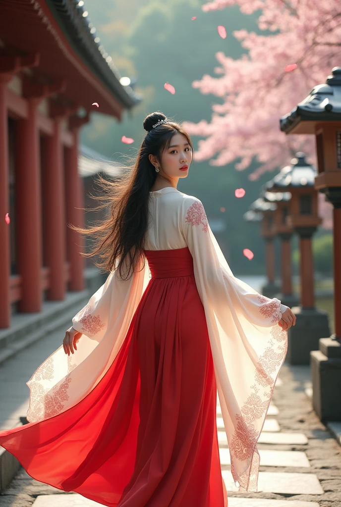 Korean Female Idol Shrine maiden live-action