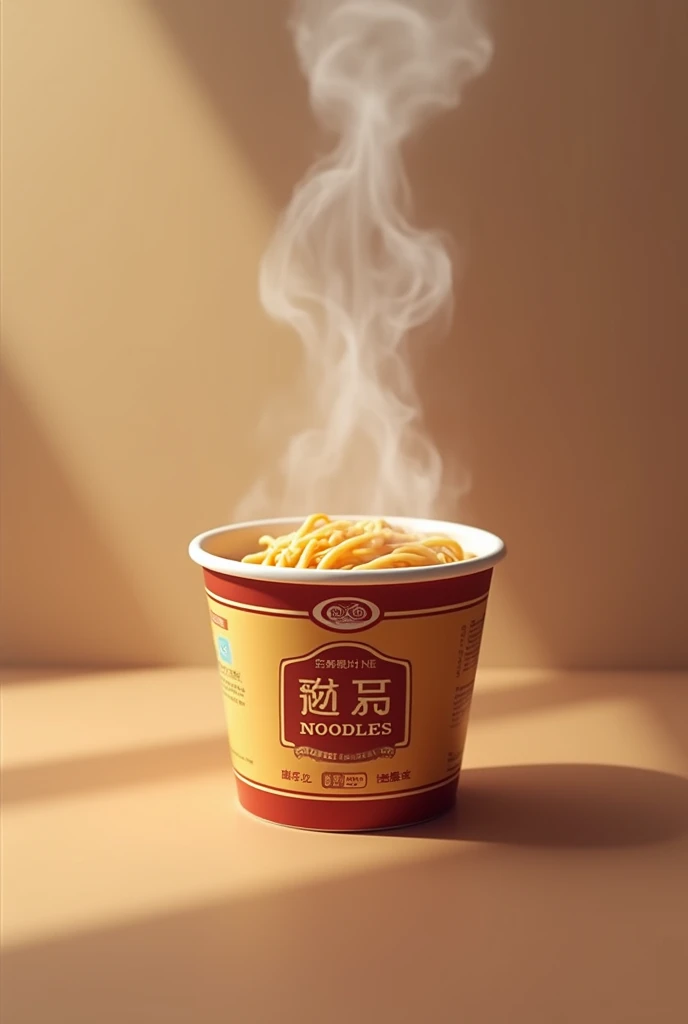 hot water and cup noodle
