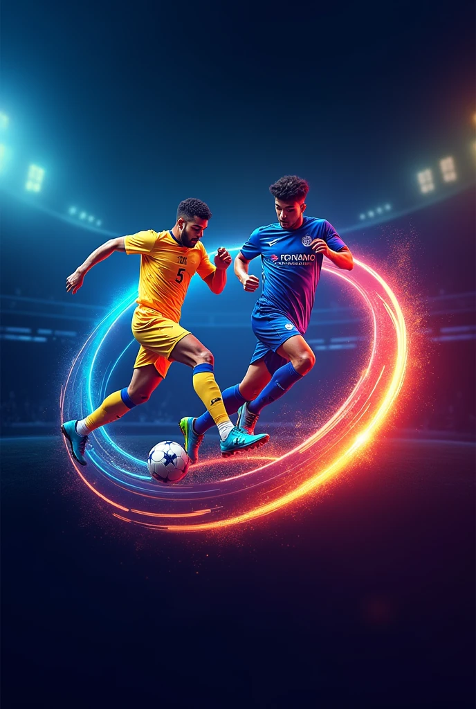 A sports logo where All Sport Tv will be designed and written.   The cricket player and the football player of the logo are playing in that way a beautiful picture will emerge and the color will be Mixed lighting

Logo name create All Sport Tv