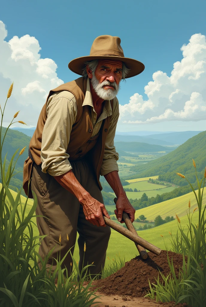 Old admi kisan