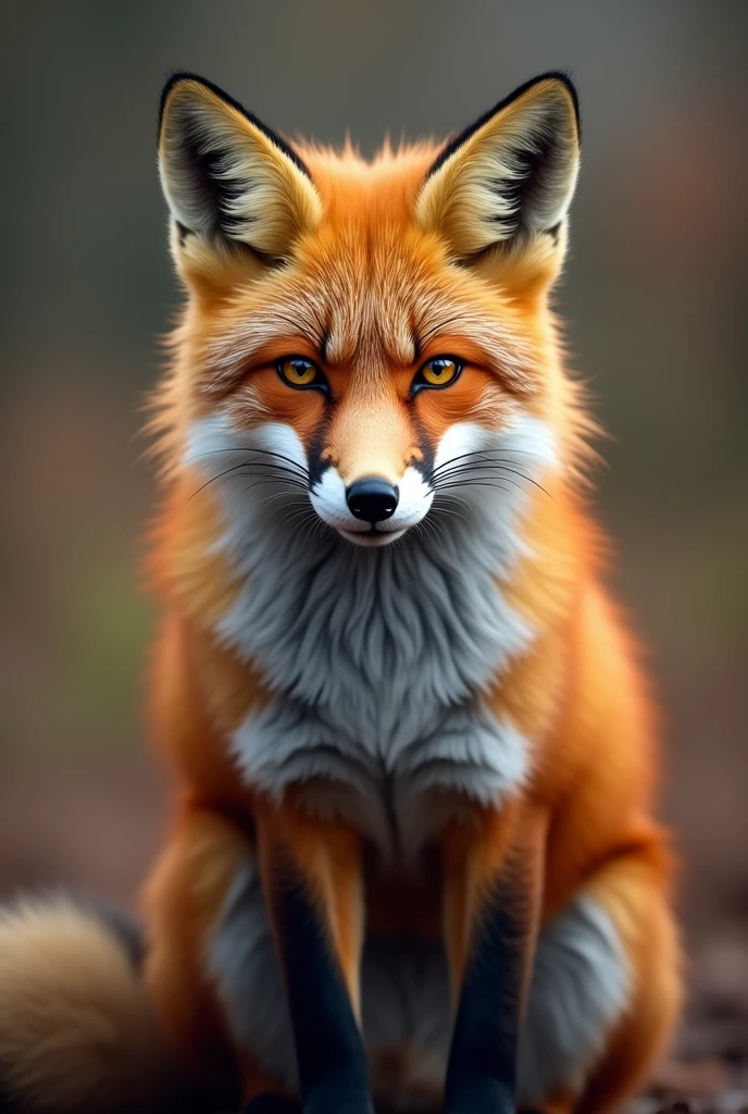 An image of a fox to put on your WhatsApp profile 
