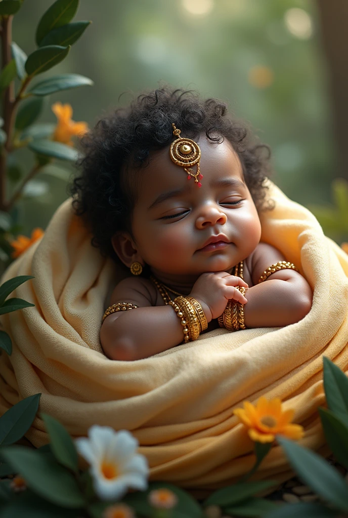 Krishna Image New Born Baby