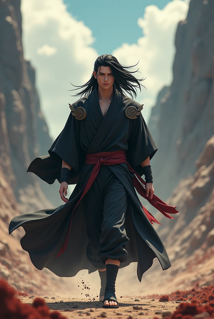 Madara uchiha walking shot
