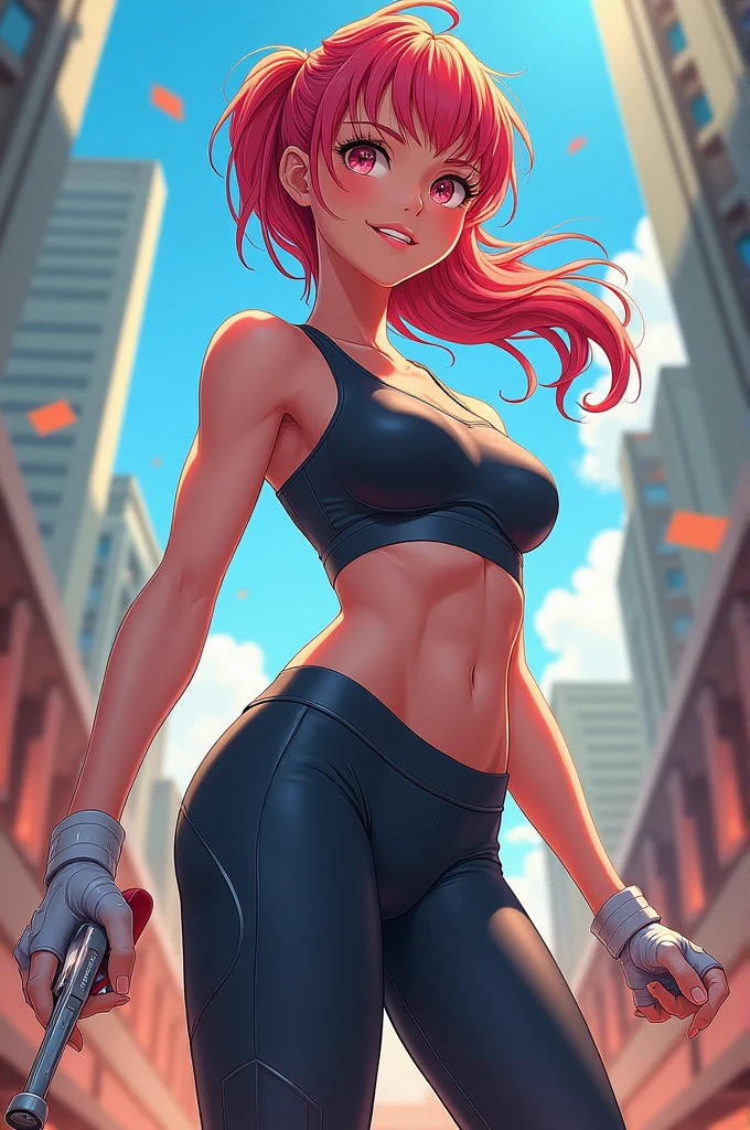 Atletic girl hot anime
