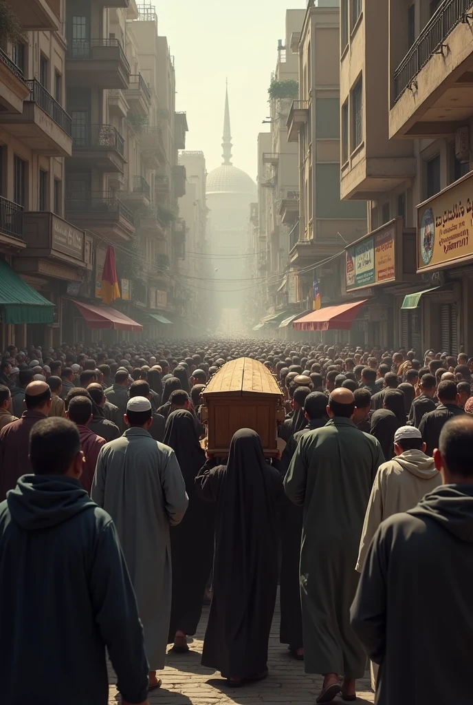Muslims Funeral on the Street