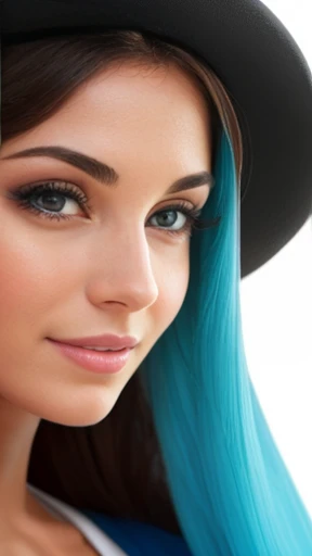A beautiful Jewish woman focus on her face