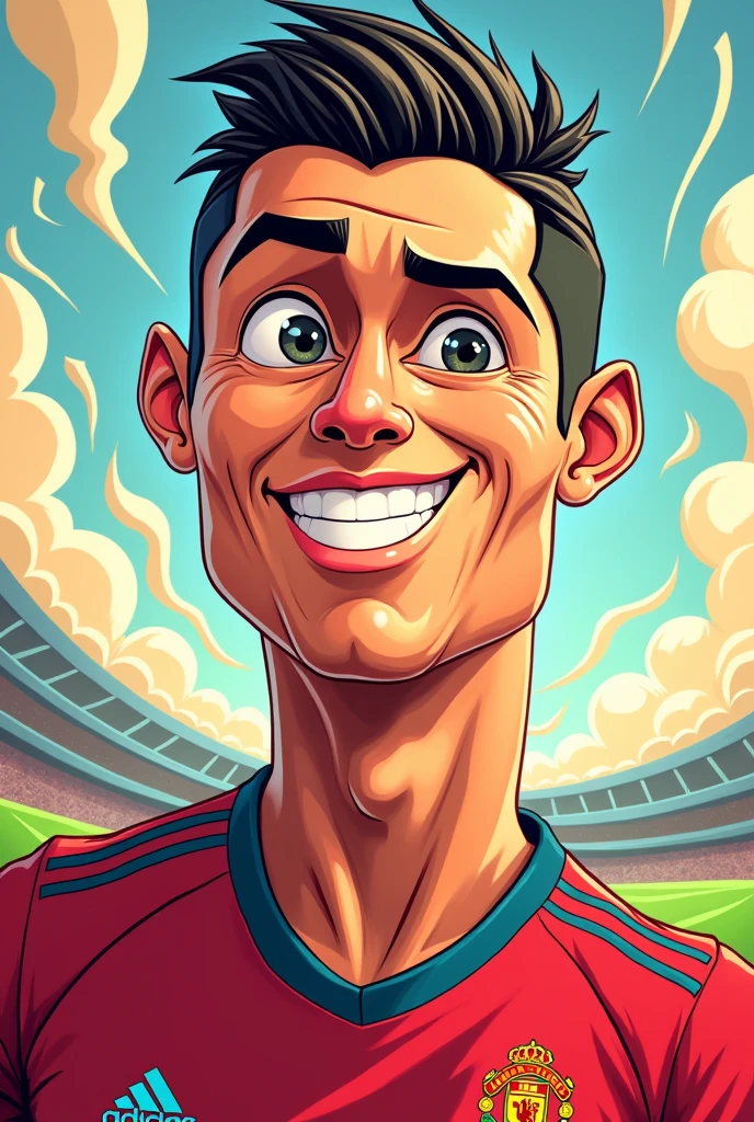 cartoon Ronaldo