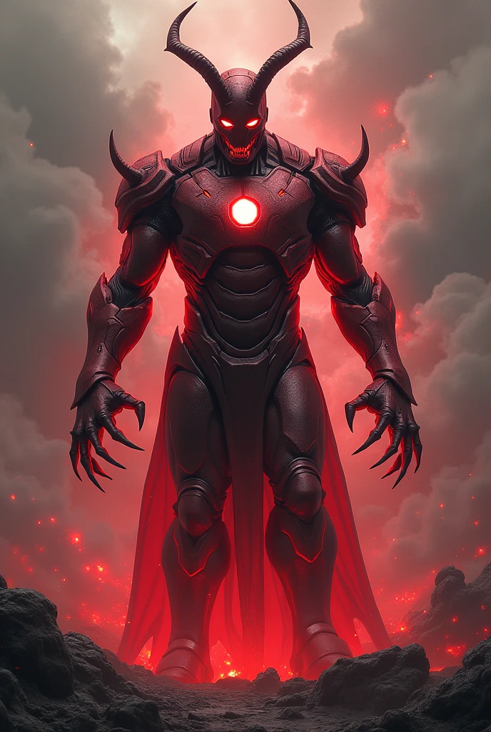 Iron man as demon





