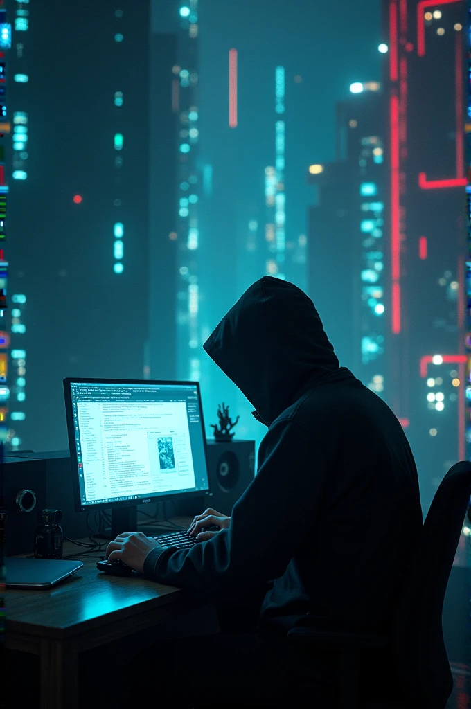 Someone spying you like hacker background infinity