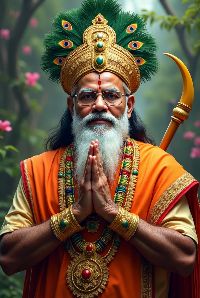 Narendra Modi on murugan getup with sickle
