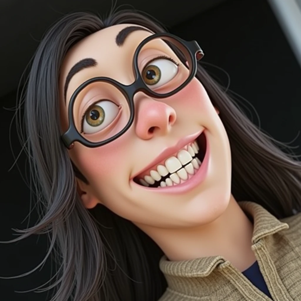 Cartoon character of a man in black glasses and blue shirt, animation character, stylized character, animation style rendering, 3d stylized, Arnold Maya rendering, Stylized 3D rendering, toon render screenshot, 3d character, 3d character, Stylized 3D rendering, 3D character rendering, cartoon character, Personagem de close up, character posing,  (Pixar-style) (master part:1.2) (bokeh) (best qualityer) (skin detailed) (detailed texture) (8k) (Argilla) (cinematic lighting) (sharp focus