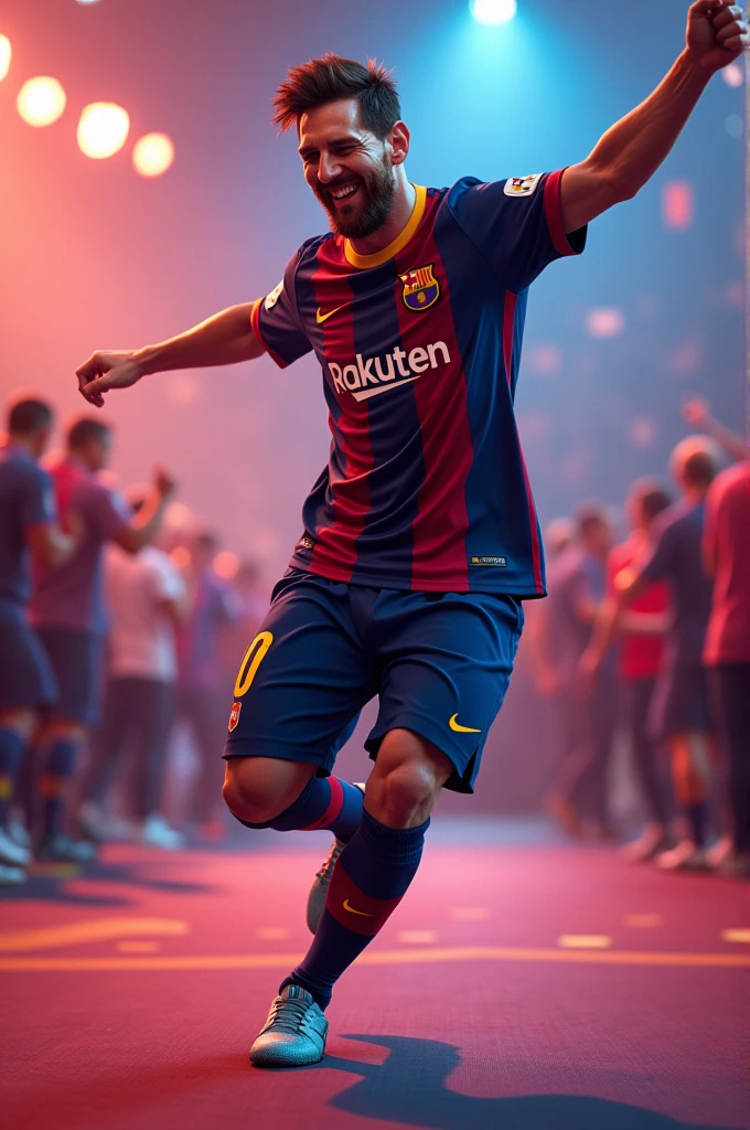 Messi dancing