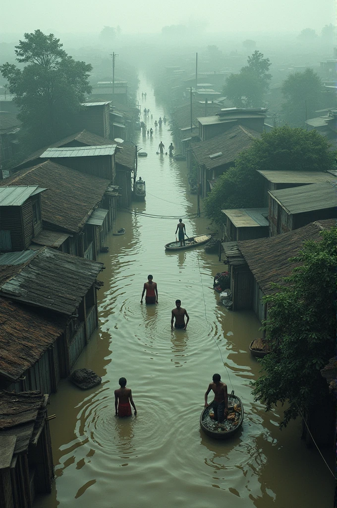 Current situation of flood in Bangladesh