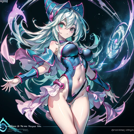 Gently floating black magician, magical aura, fantastic background, bright runes as if summoned, spectacular composition, (complex high detail), ultra-detail: 1.2), Art Station, (masterpiece, highest quality HD), 32K, Octane rendering, bioluminescence, 8K concept art resolution, realism, made by Mappa studio, masterpiece, highest quality, official art, illustration, clear lines, (Fresco_Color), perfect composition, absurd, fantasy, (below is a map from Yu-gio), figure, swimsuit, V-shaped swimsuit, swimsuit with tiny fabric, too much exposed skin, exposes navel,
No underwear except for ultra-thin V-front micro plunge., ((only ultra-thin V-front micro plunge)), ((only black ultra-thin V-front micro plunge)), medium breasts, ((detailed fingers))