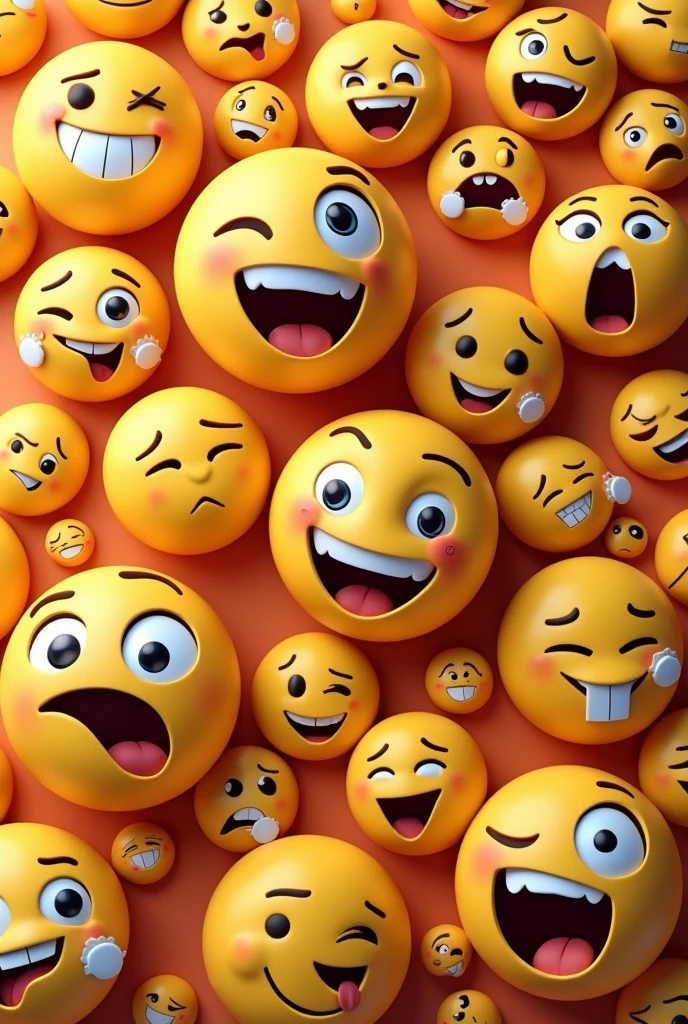 I want an image that has faces of emotions emoji face
