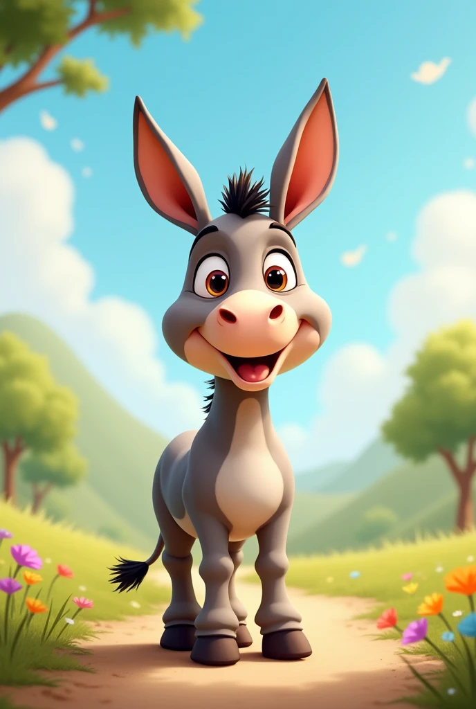 Donkey cartoon