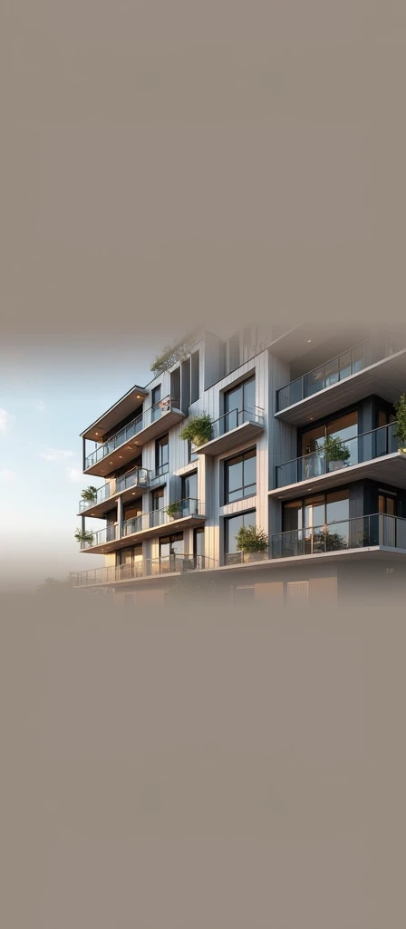 Give this multistorey House a new modern look to Elevation facade