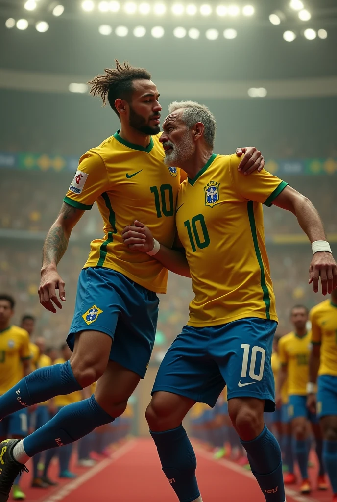 Create Neymar beating Lula as president