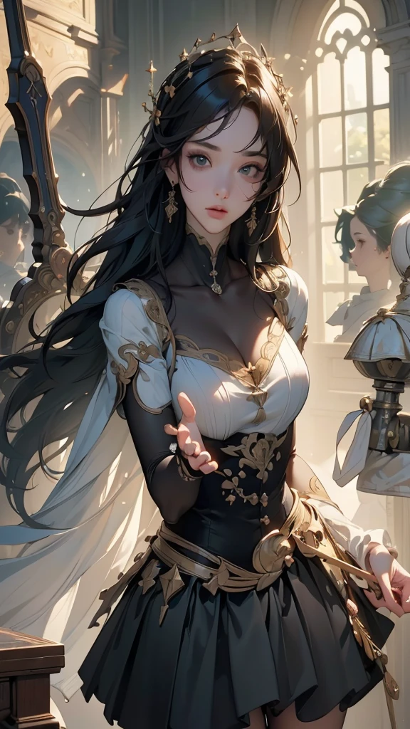 (masterpiece:1.3), ((Best quality at best)), (disorganized:1.3), (highest quality:1.3),(perfect anatomy:1.5),Super detailed:1.3),(best shadow:0.7),(Ultra high resolution), extremely detailed texture, sharp focus, realistic lighting, cinematic quality, photorealistic details, smooth shading, fine grain, high dynamic range, 8K quality, exquisite clarity