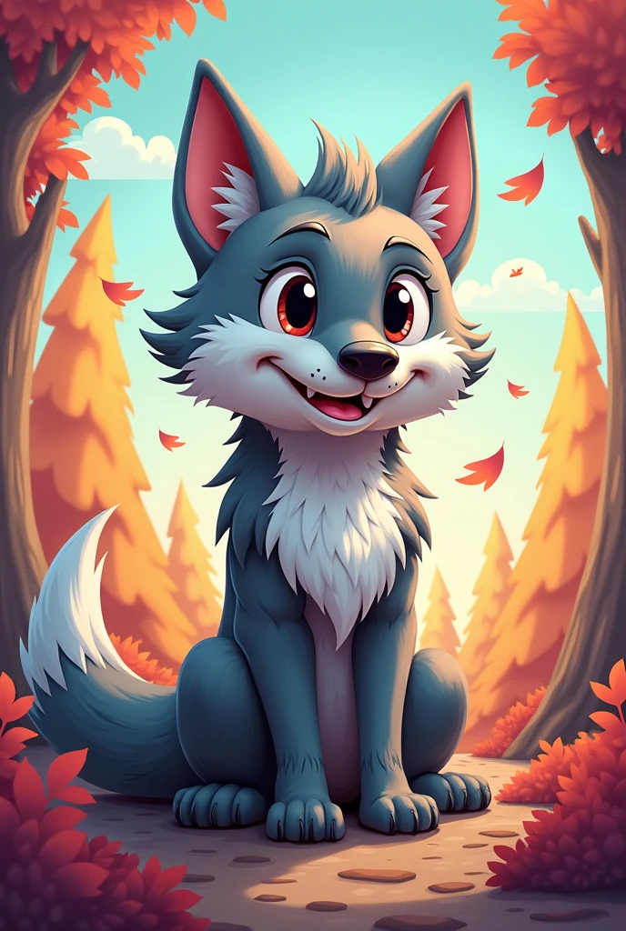 wolf cartoon
