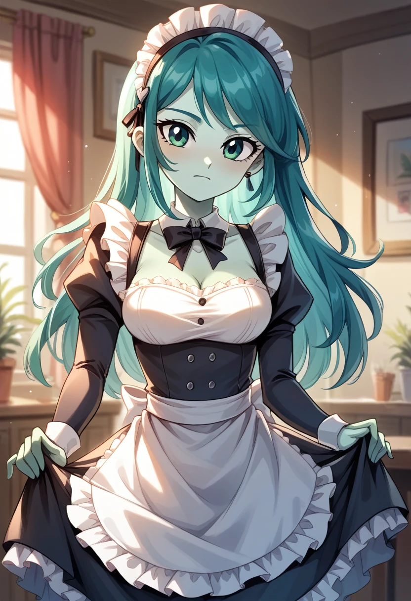 in a maid outfit raity eqg 