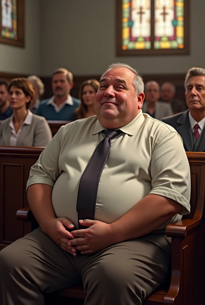 Now make that same chubby guy a little older by going to a Presbyterian church