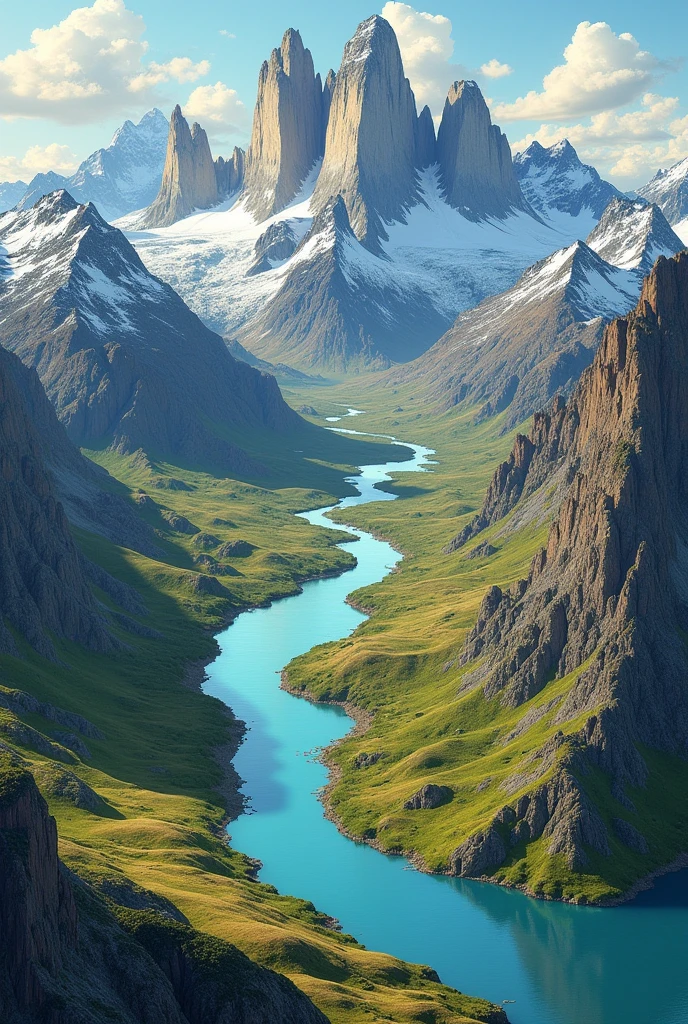 Map of torres del paine